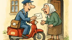 Vic: Došao poštar baki na motoru