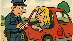 Vic: Zaustavi policajac plavušu na cesti