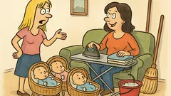 Vic: Došla plavuša u posjet prijateljici