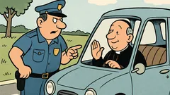 Vic: Policajac zaustavi svećenika, traži oprost