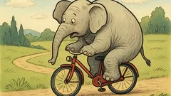 Vic: Zašto slon ne može voziti bicikl?
