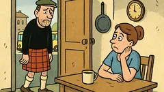 Vic: Škot dolazi kući neraspoložen...