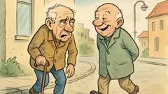 Vic: Idu dva penzionera ulicom...