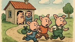 Vic: Zašto su tri praščića pobjegla od kuće?