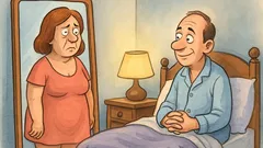 Vic: Muž i žena pred ogledalom…