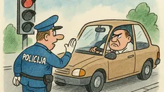 Vic: Policajac zaustavi šefa na crvenom