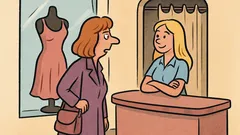 Vic: Ulazi žena u butik, kaže plavuši...