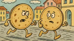 Vic: Trče dvije palačinke ulicom...