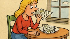 Vic: Zašto plavuša jede novine?