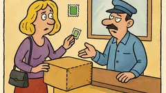 Vic: Plavuša u pošti šalje paket