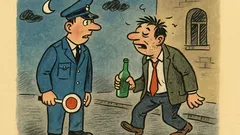 Vic: Policajac zaustavi pijanca u noći