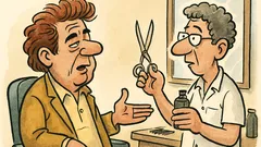 Vic: Dođe Duško Lokin kod frizera...