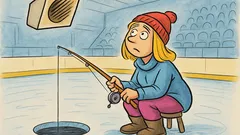 Vic: Ode plavuša na led pecati