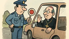 Vic: Zaustavi policajac svećenika zbog brzine