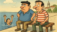 Vic: Šime i Mate šeću rivom...