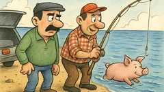 Vic: Mujo došao na more s odojkom