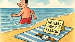Vic: Došao turist na plažu…