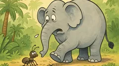 Vic: Ide slon prašumom i stane na mrava