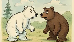 Vic: Sreli se polarni i mrki medvjed