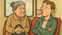 Vic: Starija gospođa u autobusu…