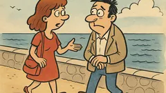 Vic: Šetaju obalom muškarac i djevojka