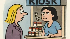 Vic: Dođe plavuša na kiosk po cigarete