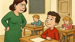 Vic: Učiteljica zadala temu "Da sam direktor"