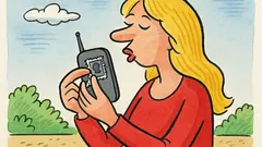 Vic: Zašto plavuša lijepi markicu na mobitel?