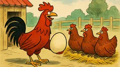 Vic: Pijetao donio nojevo jaje kokošima