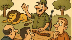 Vic: Lovac se hvali lovom na lava