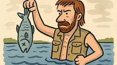 Vic: Chuck Norris utopio ribu u vodi