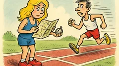 Vic: Što treba plavuši da pretrči 100 metara?