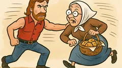 Vic: Chuck Norris uhvatio baku s kolačima...