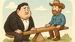 Vic: Chuck Norris pobijedi Houdeka na klackalici