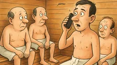 Vic: Sjedi ekipa u sauni, zazvoni mobitel