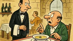 Vic: Konobar, u juhi mi pliva muha!