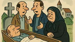 Vic: Došli ljudi na susjedov sprovod...