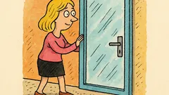 Vic: Zašto plavuša otvara staklena vrata?