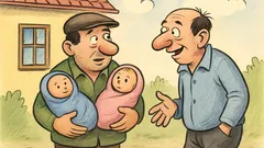 Vic: Huso donio kući blizance