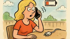 Vic: Što kaže plavuša bez baterije?