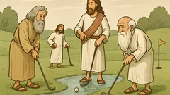 Vic: Mojsije, Isus i starčić igraju golf