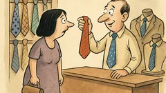 Vic: Došla žena u dućan po kravatu