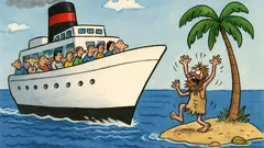 Vic: Putnički brod prolazi kraj pustog otoka