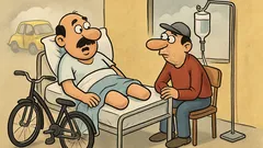 Vic: Vozi Mujo bicikl po magli…