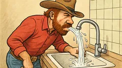 Vic: Chuck Norris pije vodu iz slavine