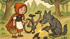 Vic: Crvenkapica biciklom kroz šumu...