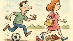 Vic: Kažu muškarci: trčimo i za loptom