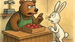 Vic: Otvorio medo market, zec traži jagode